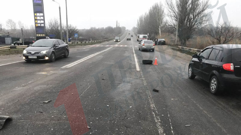 У Запорізькій області маршрутка з пасажирами потрапила у ДТП, — ФОТО