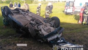 В Мелитопольском районе автомобиль 