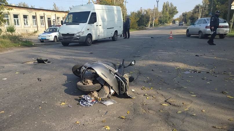 В Запорожской области погиб 65-летний мопедист: полиция ищет свидетелей