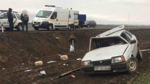 В Запорожской области на трассе произошло смертельное ДТП: погиб водитель, – ФОТО