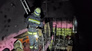 В Запорожской области с пожара спасли мужчину, – ФОТО