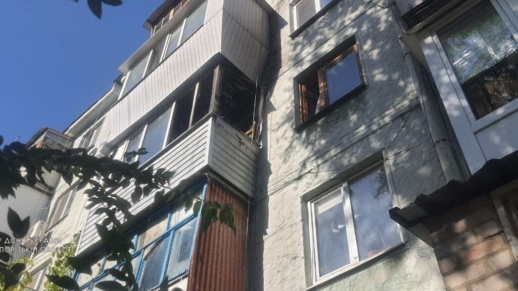 В Запорожье произошел пожар в многоэтажке: соседи спасли 5-летнего ребенка