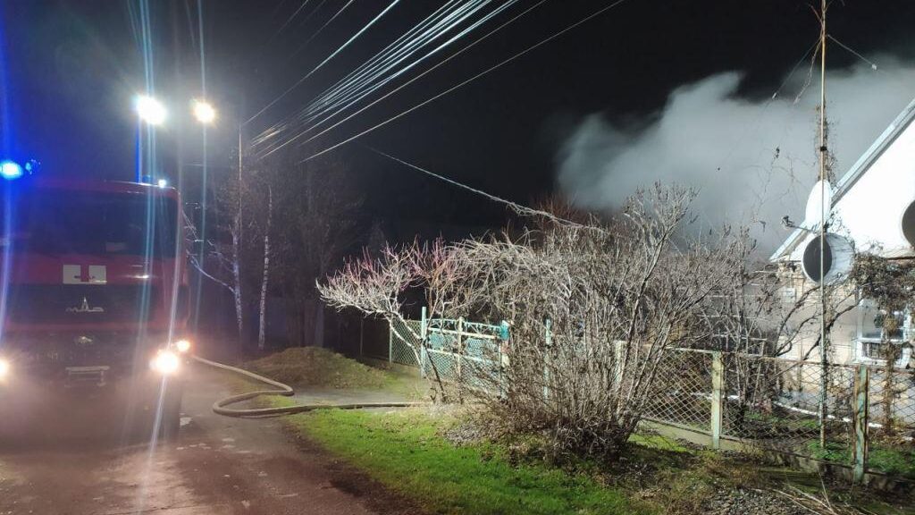 У Запорізькій області 10 рятувальників гасили пожежу у приватному будинку
