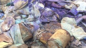 В Запорожье на Хортице устроили свалку опасных химикатов: местные жители подняли тревогу, – ФОТО