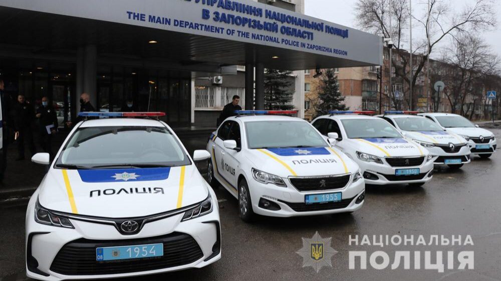 Запорожские полицейские получили новые служебные автомобили, - ФОТО