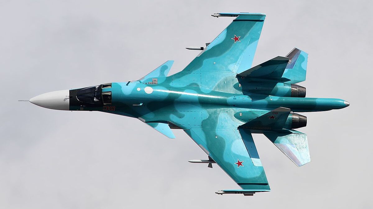 В Запорожской области наши защитники сбили российский истребитель Су-34, - ВИДЕО