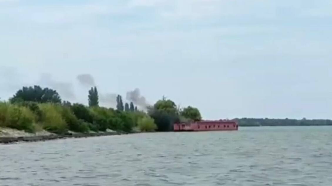 Оккупанты снова обстреляли из артиллерии территорию между двумя блоками ЗАЭС