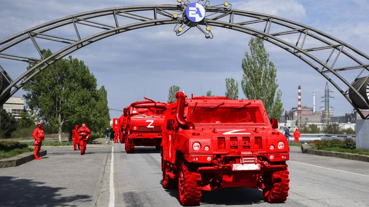 Враг провел ротацию на Запорожской АЭС