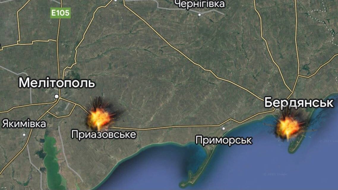 На аэродроме гауляйтера Запорожской области прогремели взрывы