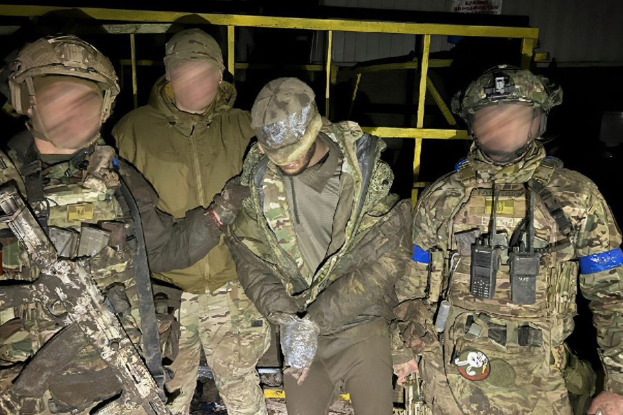 Бійці Нацгвардії взяли в полон окупанта на Запорізькому напрямку 