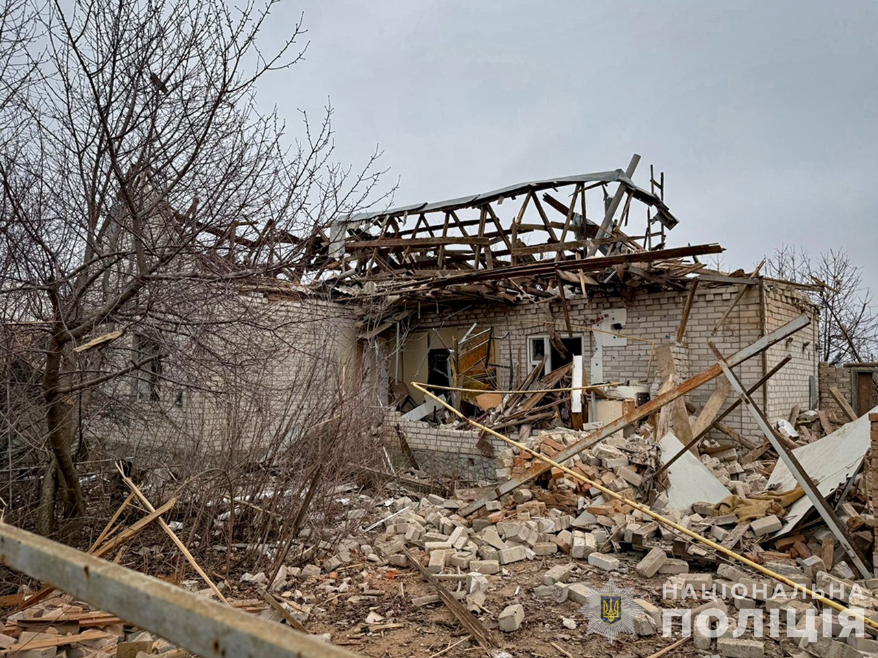 Россияне попали дроном по машине полиции: последствия российских ударов по Запорожской области 24 января, — ФОТО