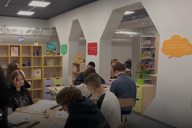 Запорожская гимназия №103 готова работать в смешанном формате: здесь провели капитальный ремонт укрытия, — ВИДЕО