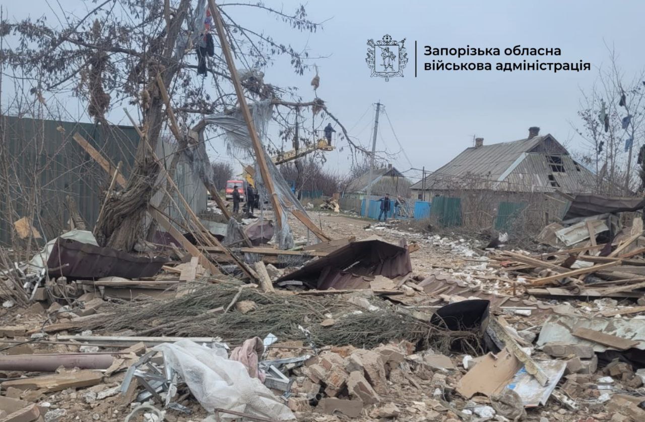 Пошкоджено будинки та поранено людей: ворог завдав 334 удари по Запорізькій області