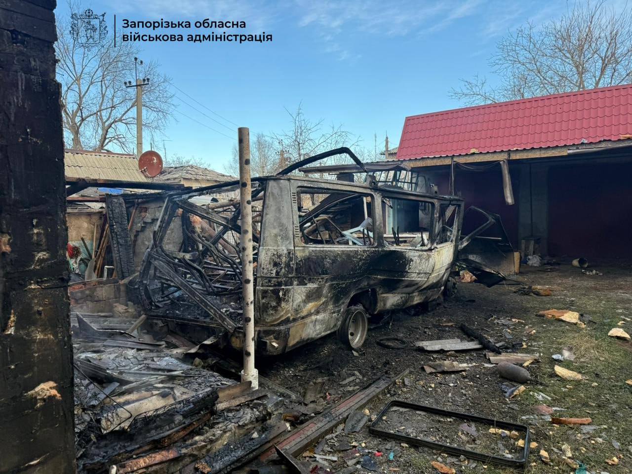 Российские войска обстреляли 12 населенных пунктов Запорожской области: нанесли четыре авиаудара и использовали 93 беспилотника