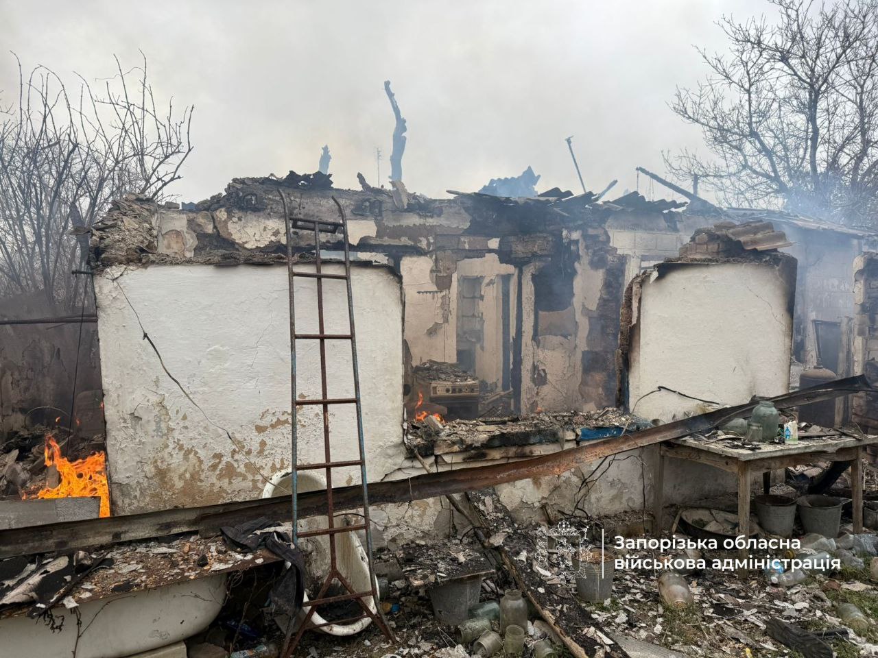 Зафіксовано 19 руйнувань: ворог завдав 277 ударів по Запорізькій області
