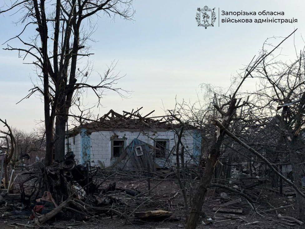Пошкоджено 30 осель: ворог завдав по Запорізькій області 483 удари