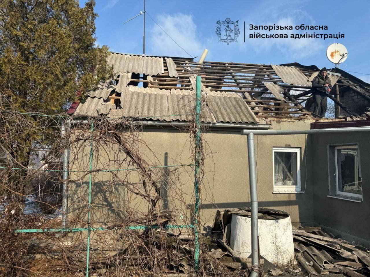 Пошкоджено осели: ворог завдав 519 ударів по Запорізькій області за добу
