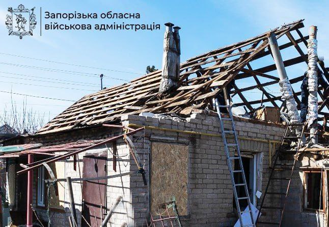 Під удари російської армії потрапили одинадцять міст та сіл Запорізької області: ворог здійснив шість авіаобстрілів