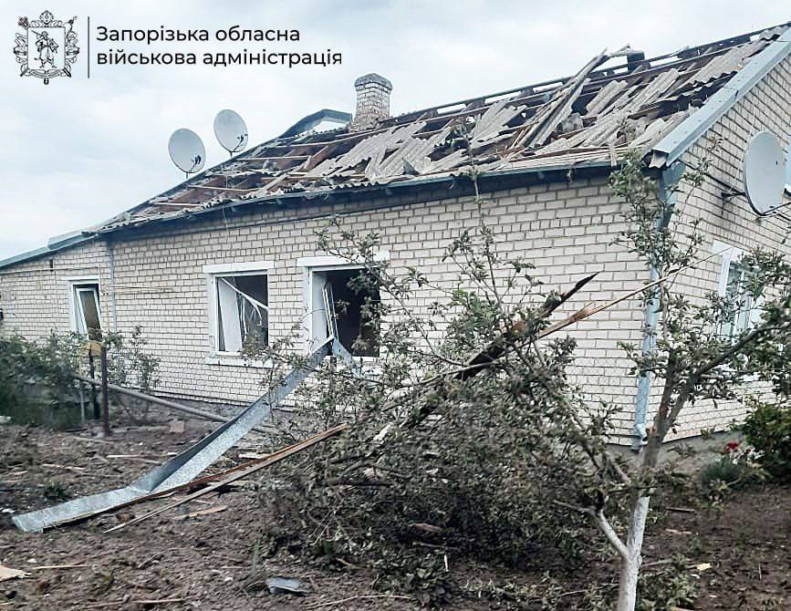 Враг нанес 628 ударов по Запорожской области: под вражеским огнем было 24 населенных пункта