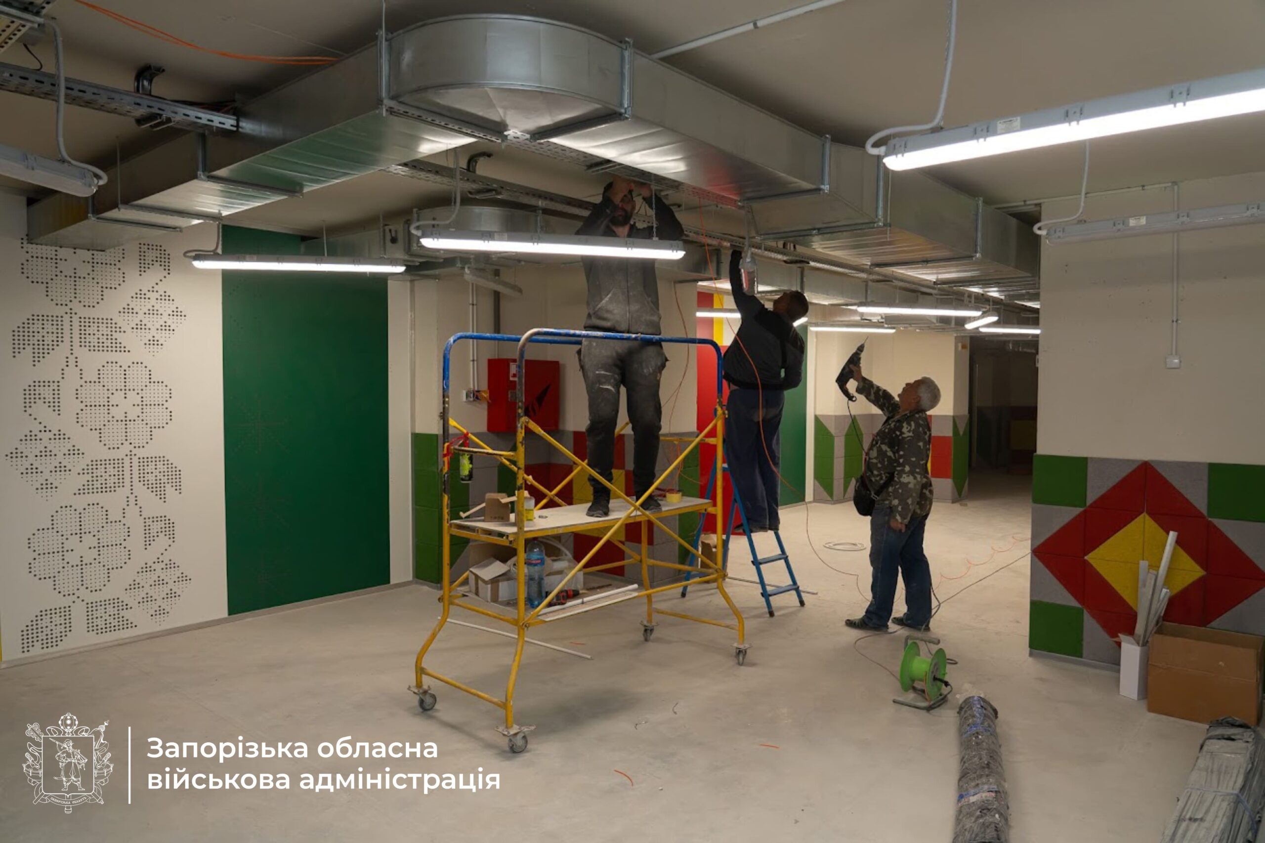 Будівельні роботи завершено: найближчими днями в Запорізькому районі відкриють нову «підземну» школу, — ФОТО, ВІДЕО