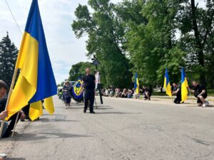 Понад рік вважався зниклим безвісти: у Вільнянську попрощались з полеглим захисником