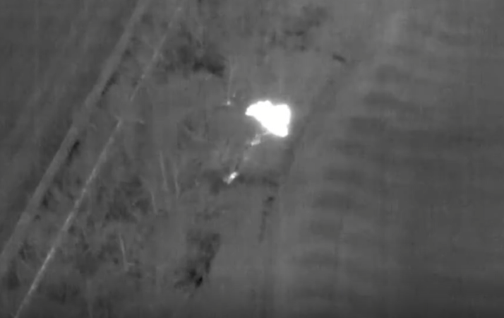 На Запорізькому напрямку прикордонники знищили дві гаубиці Д-30, які приховав ворог, — ВІДЕО