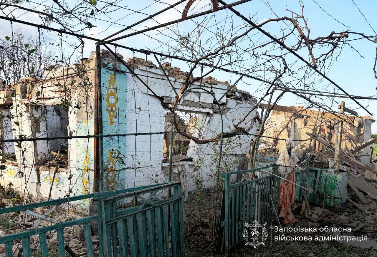 Під обстрілами були 11 міст та сіл: ворог завдав 377 ударів по Запорізькій області