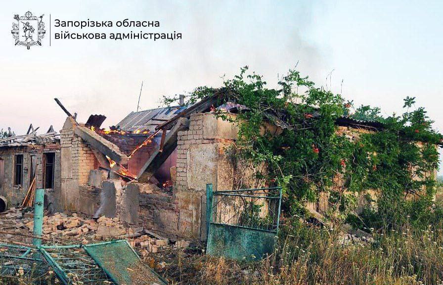 Під ударами російських військ знаходилися 14 міст та сіл Запорізької області: є поранена