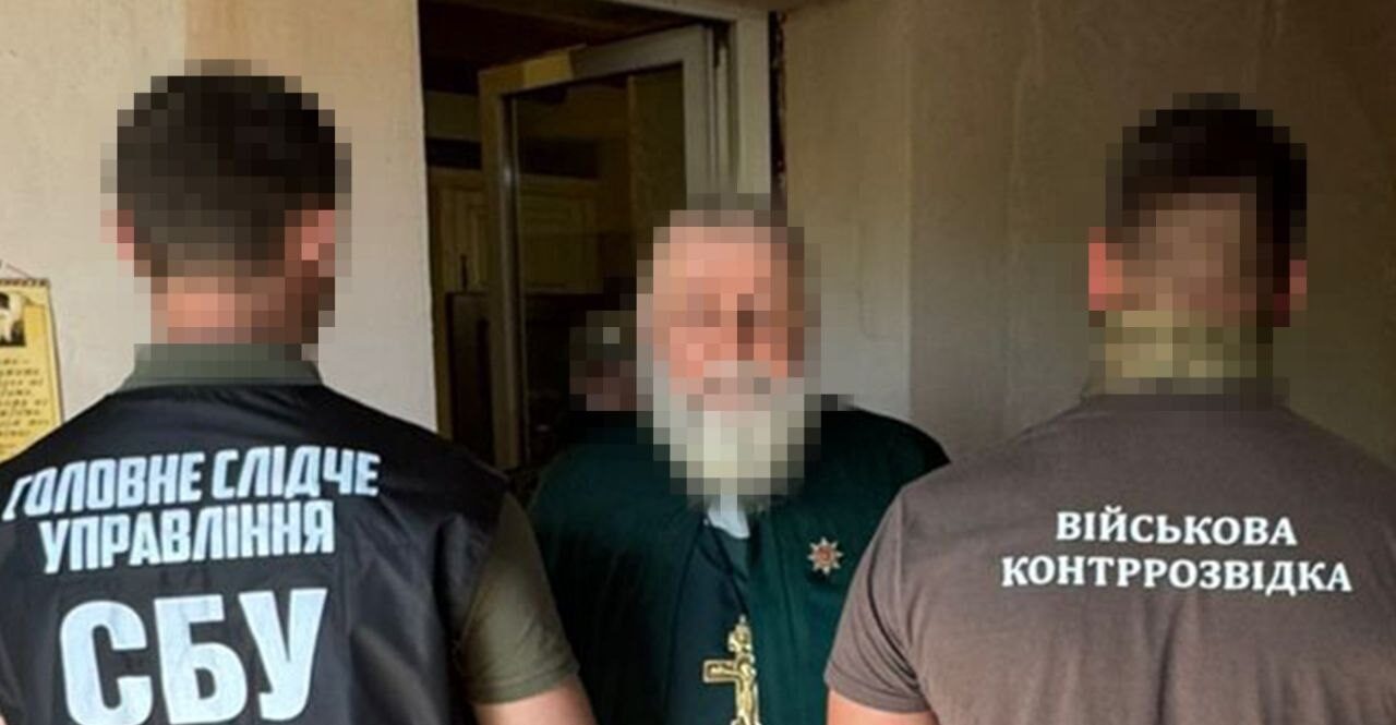У Запоріжжі викрили агентурну мережу воєнної розвідки РФ, яку координував священник УПЦ МП, — ФОТО