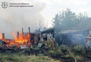 Під ворожим вогнем були 11 населених пунктів: ворог продовжує завдавати сотні ударів по Запорізькій області