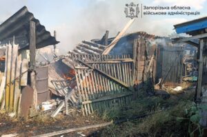 Одна людина загинула, ще одна – поранена: ворог завдав 647 ударів по Запорізькій області