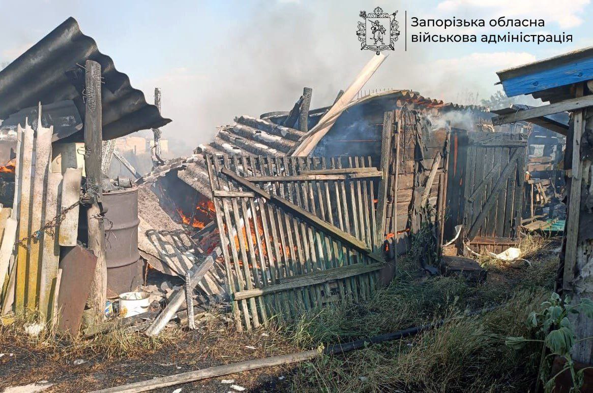 Один человек погиб, еще один – ранен: враг нанес 647 ударов по Запорожской области