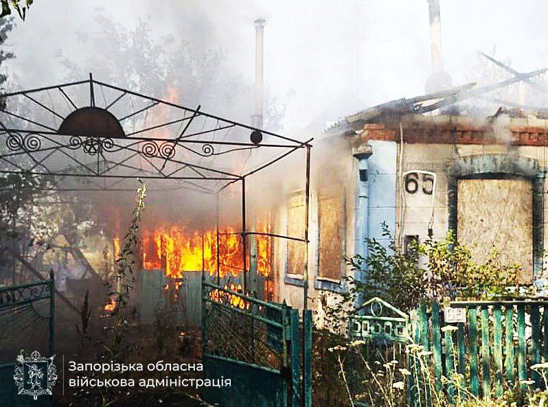 Ранена женщина: враг нанес 431 удар по Запорожской области
