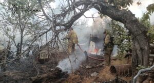 Через російські обстріли у запорізьких населених пунктах палали дах житлового будинку, авто та суха трава, — ФОТО