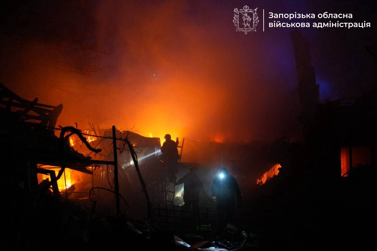 Двое погибших и 14 раненых: враг нанес 540 ударов по Запорожской области
