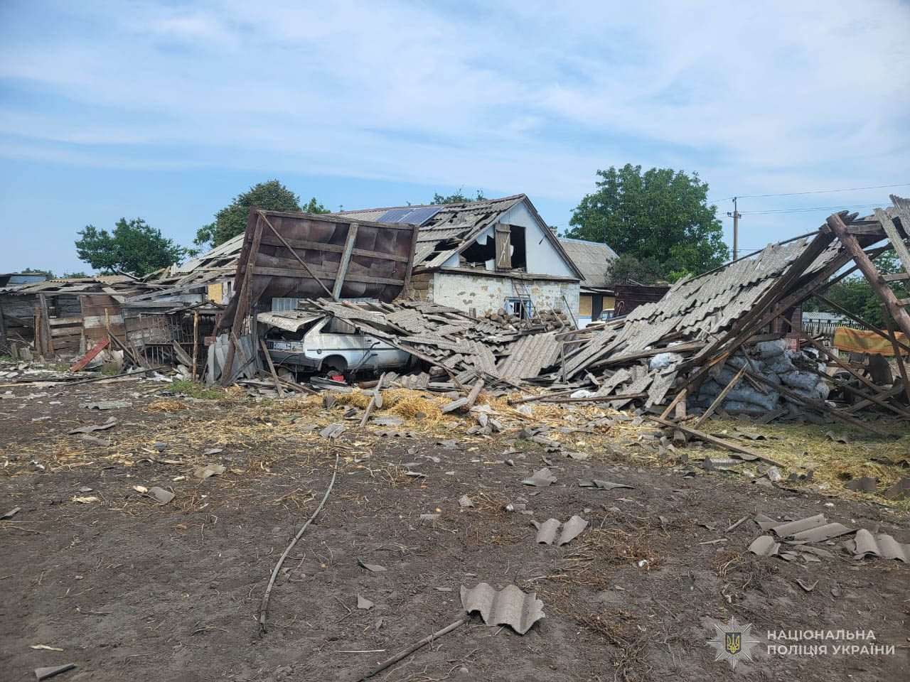 Пошкоджено будинки та авто: наслідки ворожих ударів по Запорізькій області 17 вересня, — ФОТО