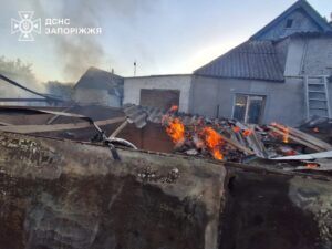 В Запорізькій області через ворожі обстріли сталися три пожежі