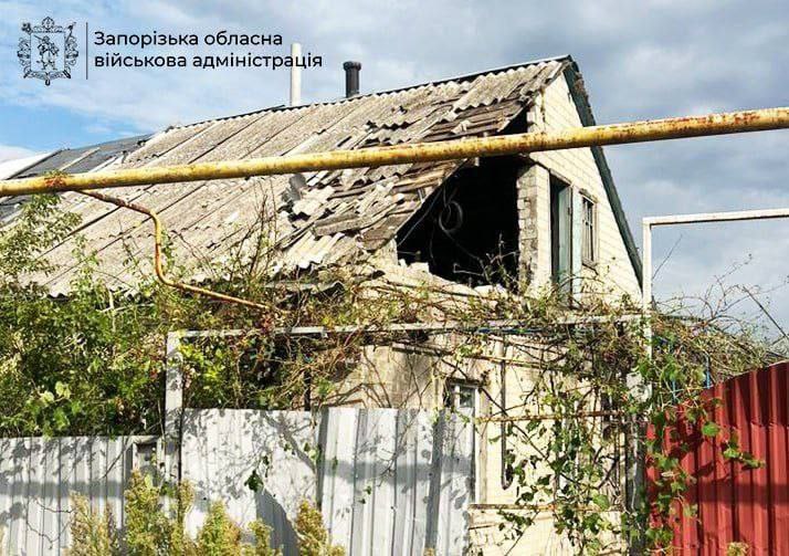 Під ударами були 11 населених пунктів: ворог завдав 535 ударів по Запорізькій області
