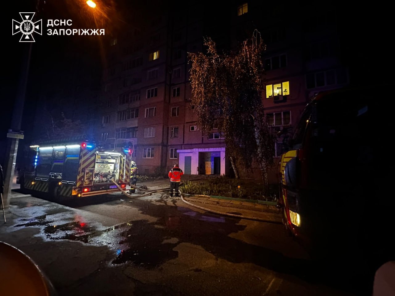 Эвакуировали 15 человек: в запорожской многоэтажке произошел пожар, в результате которого погиб мужчина, - ФОТО, ВИДЕО