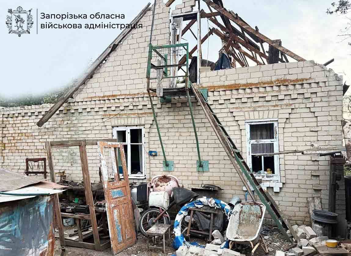 Под обстрелами были 25 городов и сел Запорожской области: россияне нанесли 720 ударов по Запорожской области