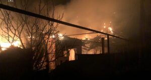 Из-за российских ударов в трех запорожских селах полыхали дома: спасатели показали фото