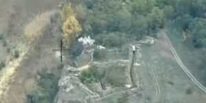 Прикордонники точним ударом знищили укриття ворога на Запорізькому напрямку, — ВІДЕО