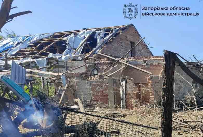 Під обстрілами був 21 населений пункт: росіяни завдали 663 удари по Запорізькій області
