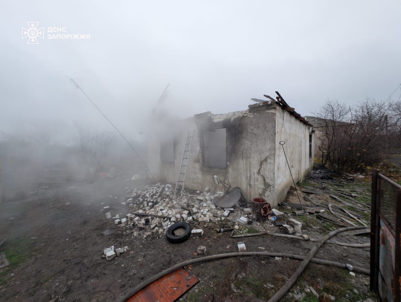 У Запорізькому районі сталася пожежа: у власному будинку загинув чоловік