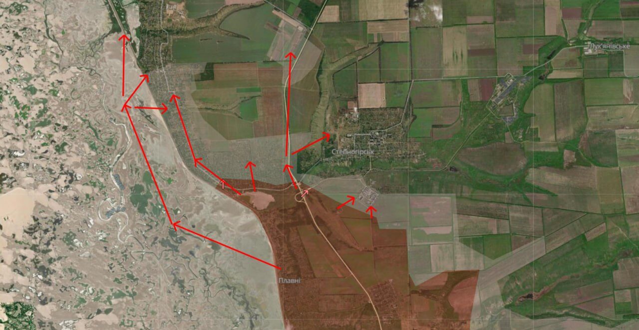 Запорожский фронт: враг продолжает наступать на Приморское и пытается обойти Степногорск с запада
