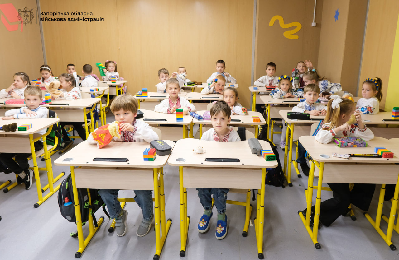 Просторные классы, лаунж-зона и спортивный уголок: в Запорожье открыли подземную школу в Хортицком районе, — ФОТО, ВИДЕО