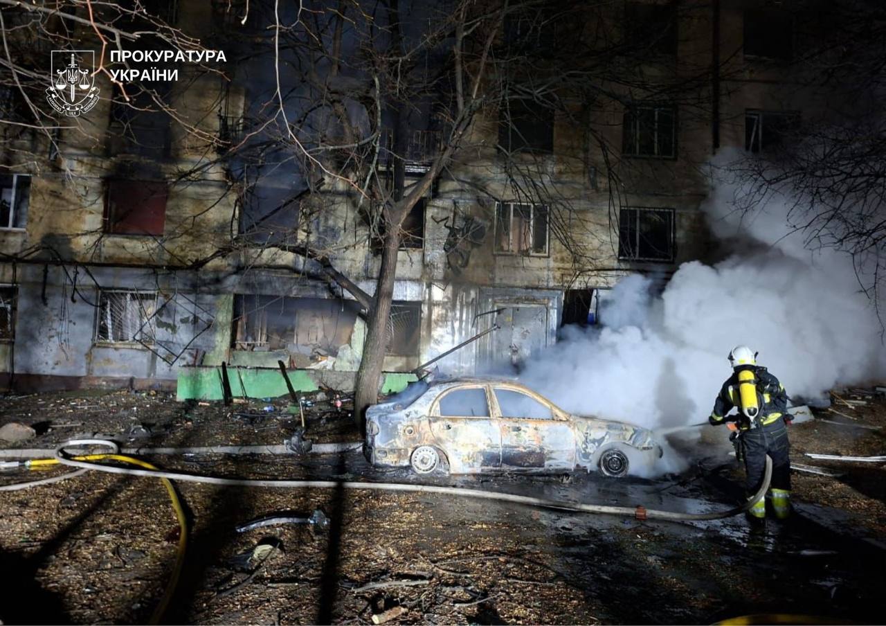 Масований удар «шахедами» по Запоріжжю правоохоронці розслідують як воєнний злочин