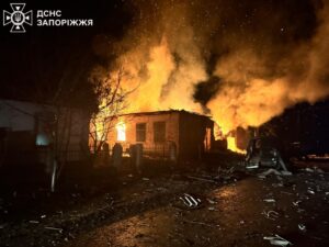 Горел цех предприятия и дом: последствия российских ударов по Запорожской области, - ФОТО