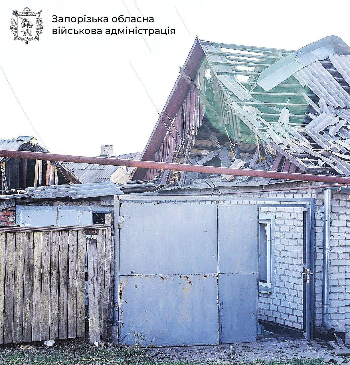 Ранены пять человек: враг нанес по Запорожской области 705 ударов