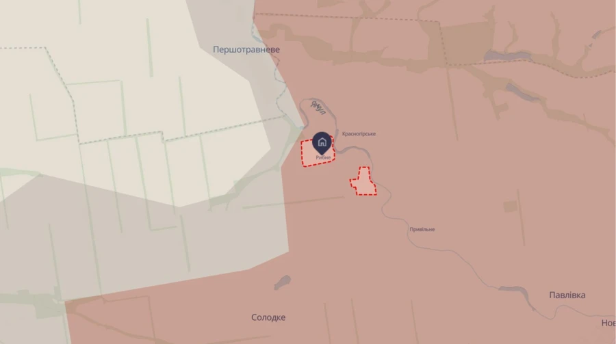 В серой зоне: Силы обороны отрицают оккупацию села Рыбное в Запорожской области